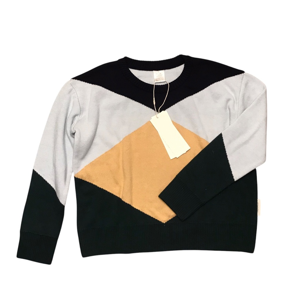 🆕 Tinycottons Geometric Sweater - Picture 3 of 4